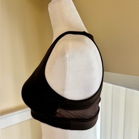 Alo Brown Mesh Back Sports Bra - Picture 3 of 5